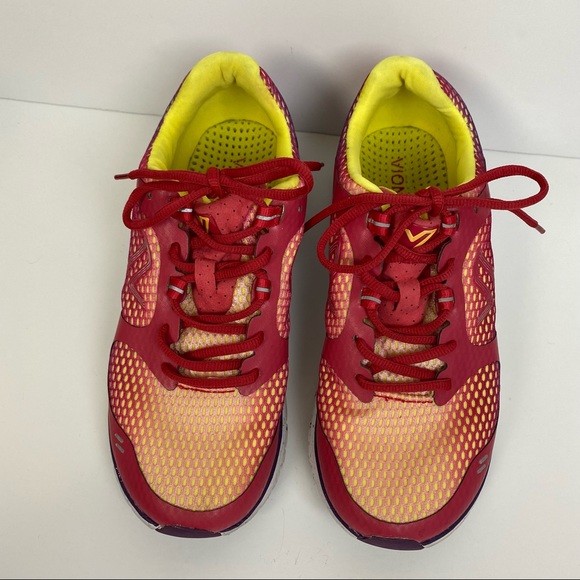 VIONIC 335 Elation 1.0 Walker Sneaker Shoes Size 8 Red Pink Purple Yellow White - Picture 3 of 13